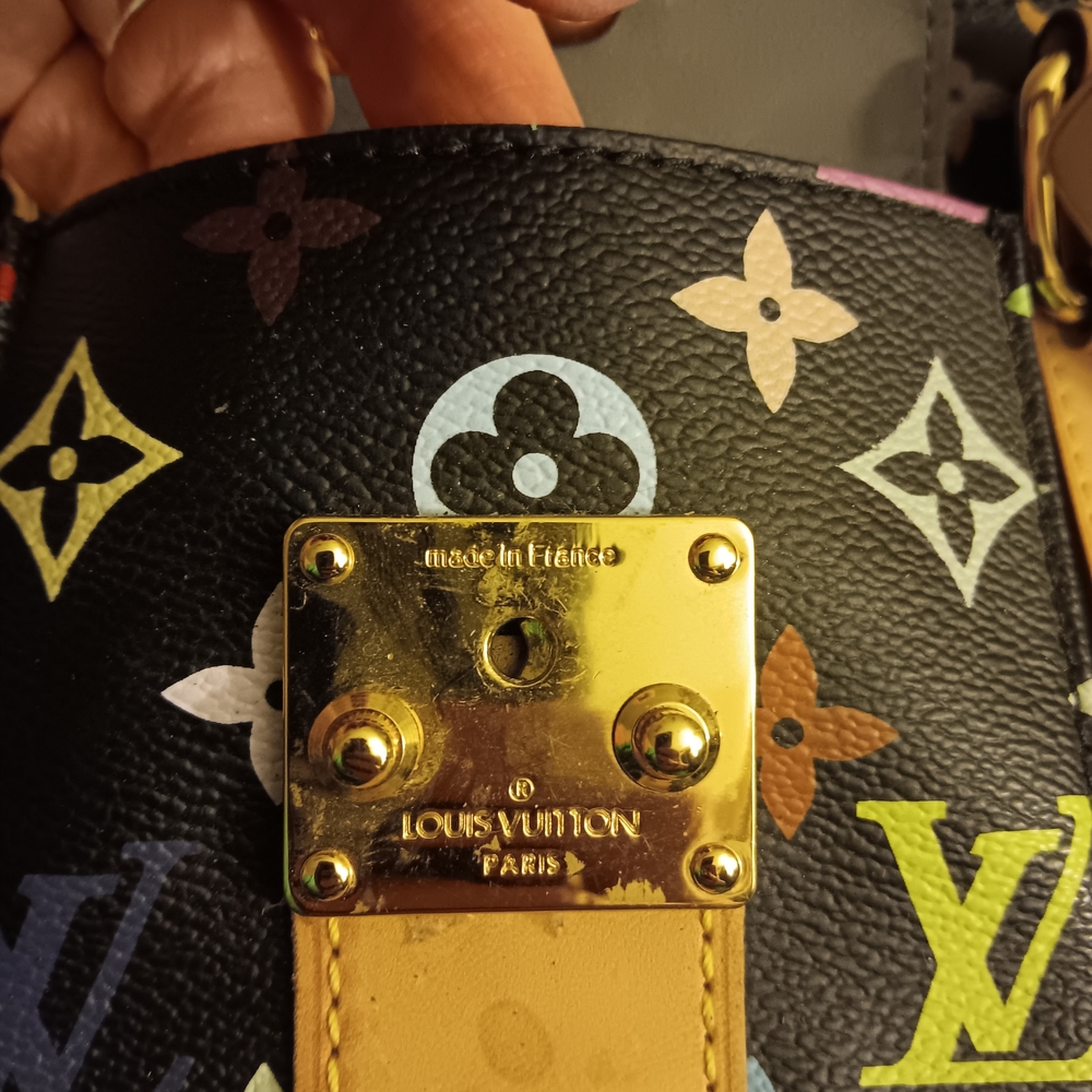 Louis Vuitton Black Multicolor Monogram Bag